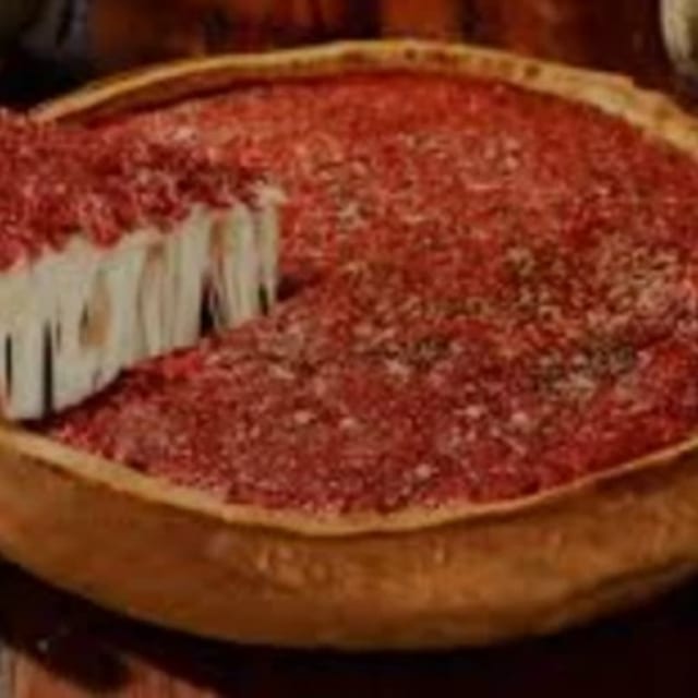 Deep Dish Pizza.