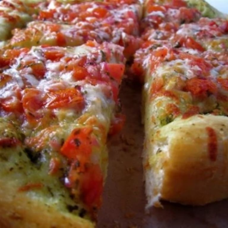 Delicious Pesto Pizza Awaits